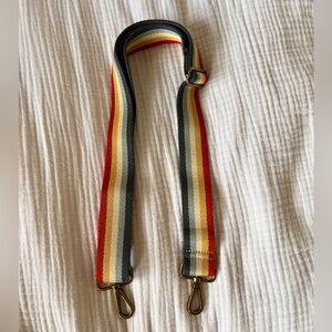 Madewell Crossbody Bag Camera Adjustable Clip On Strap Vintage Retro Rainbow